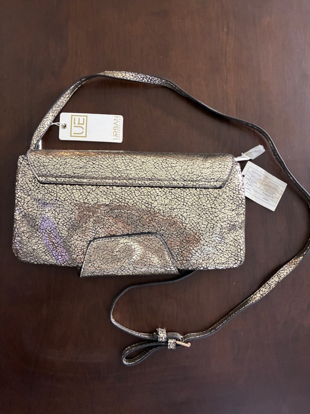 Metallic Crossbody Bag